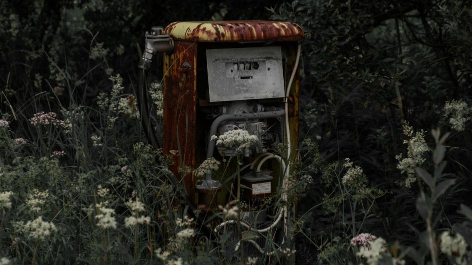 Rusty Gas Pump